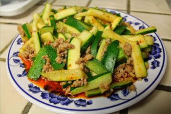 Zucchini & Pork Stir Fry